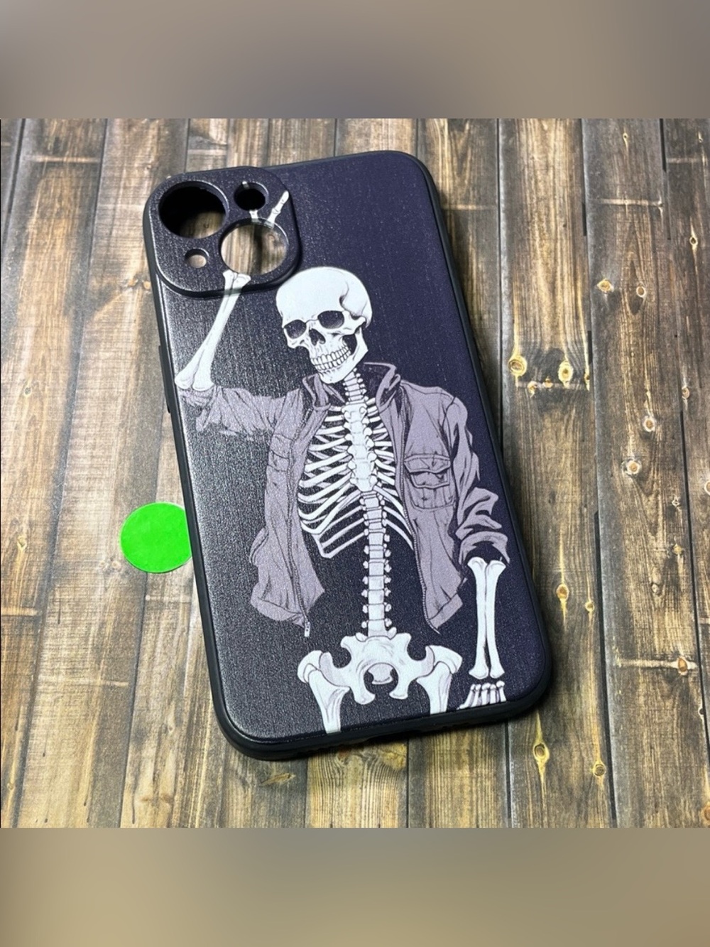 5for$10 Pilmdaoue with iPhone 14 Phone Case Skeleton Case Punk Aesthetic